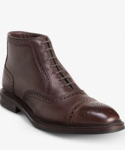 Oxford & Evergreen Allen Edmonds Hamilton Cap-Toe Oxford Boot, Brown Tumbled