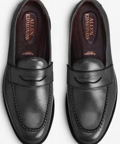 Oxford & Evergreen Shoes Allen Edmonds Houston Travel Penny Loafer, Black