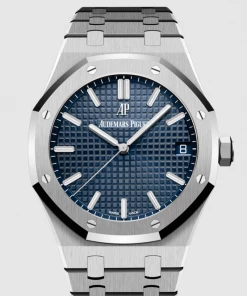 Oxford & Evergreen Audemars Piguet Royal Oak Automatic Watch, Blue (41mm)