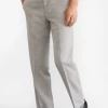 Oxford & Evergreen Brooks Brothers Regent Fit Wool Trousers, Light Grey