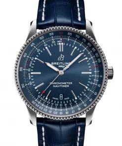 Oxford & Evergreen Breitling Navitimer Automatic Watch, Blue Dial (41mm) Sports Watches