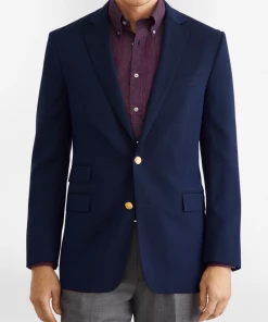 Oxford & Evergreen Clothing Brooks Brothers Regent Fit Stretch Blazer, Navy