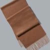 Oxford & Evergreen Charles Tyrwhitt Cashmere Scarf, Camel (6 Colors) Accessories