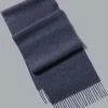 Oxford & Evergreen Charles Tyrwhitt Lambswool Melange Scarf, Indigo