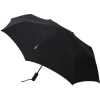 Oxford & Evergreen Accessories London Undercover 100% Recycled Polyester Automatic Open-Close Compact Umbrella, Black