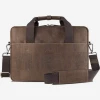 Oxford & Evergreen Corkor Vegan Cork Briefcase, Brown (Also In Black)