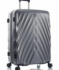 Oxford & Evergreen Heys EcoLite 30" Stow-Away Suitcase With Recycled Plastic Shell, Charcoal (3 Colors Available) Bags & Baggage