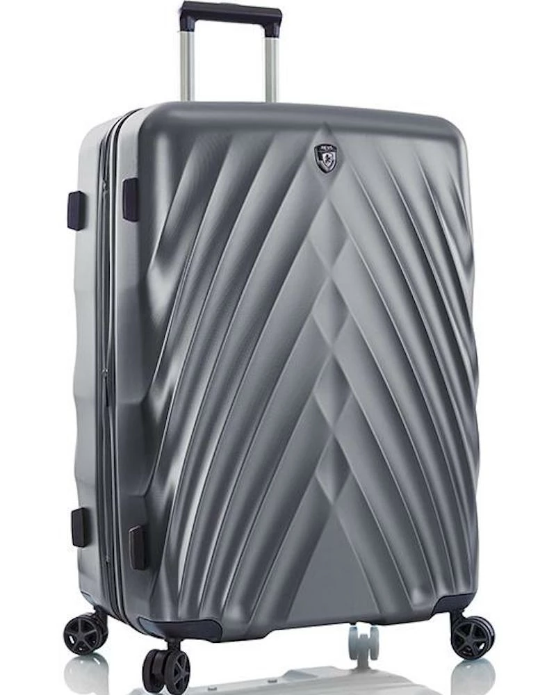 Best Sale 👍 Oxford & Evergreen Heys EcoLite 30" Stow-Away Suitcase With Recycled Plastic Shell, Charcoal (3 Colors Available) Bags & Baggage ⭐ 3 Oxford & Evergreen Heys EcoLite 30" Stow-Away Suitcase With Recycled Plastic Shell, Charcoal (3 Colors Available) Bags & Baggage