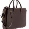Oxford & Evergreen Bags & Baggage Frank Clegg Vegetable-Tanned Leather Computer Briefcase, Chocolate (6 Colors)