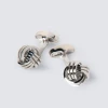 Top 10 π Oxford & Evergreen Tuxedo & Black Tie Attire Hawes & Curtis Triple Knot Cufflinks, Silver π 2 Oxford & Evergreen Tuxedo & Black Tie Attire Hawes & Curtis Triple Knot Cufflinks, Silver