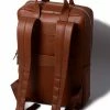 Oxford & Evergreen Harber London City Backpack, Vegetable-Tanned Leather, Deep Brown (3 Colors) Bags & Baggage