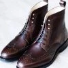 Buy โค๏ธ Oxford & Evergreen ๐ Shoes Idrese Micah Wingtip Derby ๐ฅพ Boots, Dark Brown ๐ 1 Oxford & Evergreen Shoes Idrese Micah Wingtip Derby Boots, Dark Brown