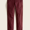 Oxford & Evergreen Clothing J. Crew 770 Straight-Fit Stretch Chino Pant, Midnight Burgundy