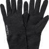 Oxford & Evergreen Accessories L.L. Bean Cresta Wool 250 Liner Gloves, Black