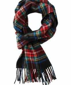 Oxford & Evergreen L.L. Bean Irish Lambswool Scarf, Multi Plaid (5 Patterns)