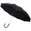 Oxford & Evergreen London Undercover 100% Recycled Polyester Telescopic Umbrella, Black Watch Tartan (Blue, Green, Black)