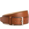 Oxford & Evergreen Accessories Meermin 104135 Leather Belt, Copper Antique (Tan) Calfskin