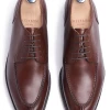 Oxford & Evergreen Meermin 101596 Split-Toe Bluchers, Oak Antique Calfskin Shoes
