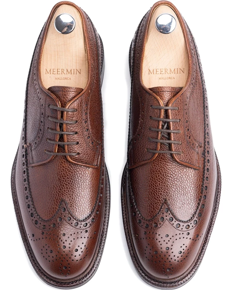 Cheapest ๐ Oxford & Evergreen Meermin 101375 Longwing Bluchers, Brown Country Calfskin ๐ Shoes ๐ 3 Oxford & Evergreen Meermin 101375 Longwing Bluchers, Brown Country Calfskin Shoes