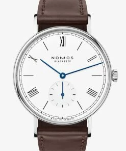 Oxford & Evergreen Nomos Glashütte Ludwig 38 Enamel White, Reference 236 (37.5mm)