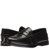 Oxford & Evergreen Nunn Bush Noah Beef Roll Penny Loafer, Black