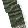 Oxford & Evergreen Orvis Scottish Lambswool Scarf, Green / Multi (5 Patterns) Accessories