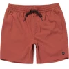 Oxford & Evergreen Outerknown Nomadic Volley Recycled Polyester Swim Shorts, Faded Red