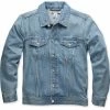 Oxford & Evergreen Clothing Outerknown Organic & Recycled Cotton Peacenik Denim Trucker Jean Jacket, Baja Blue