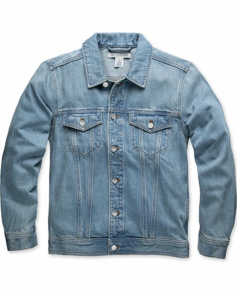 Best Pirce π Oxford & Evergreen Clothing Outerknown Organic & Recycled Cotton Peacenik Denim Trucker Jean Jacket, Baja Blue β 3 Oxford & Evergreen Clothing Outerknown Organic & Recycled Cotton Peacenik Denim Trucker Jean Jacket, Baja Blue