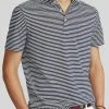 Oxford & Evergreen Clothing Polo Ralph Lauren Slim Striped Jersey Polo Shirt, French Navy / White (2 Colors)