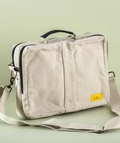 Oxford & Evergreen Rawganique Organic Hemp Manhattan Laptop Bag, 15 Inches, Black (2 Colors) Bags & Baggage