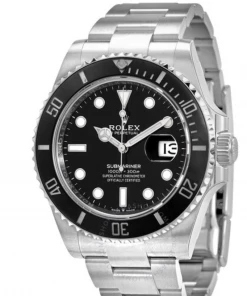 Oxford & Evergreen Rolex Submariner Automatic Chronometer Dive Watch, Black Dial (41mm) Dive Watches