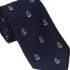 Best Pirce ๐ฅฐ Oxford & Evergreen Accessories ๐ Summer Ties Anchor Silk Necktie, White On Navy ๐ 2 Oxford & Evergreen Accessories Summer Ties Anchor Silk Necktie, White On Navy