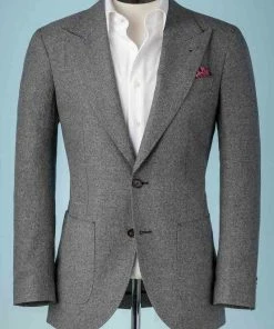 Oxford & Evergreen Spier & Mackay Peak Lapel Blazer, Gray Birdseye