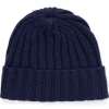 Oxford & Evergreen Spier & Mackay Ribbed Merino Wool Winter Hat, Navy (4 Colors) Accessories