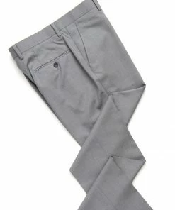 Oxford & Evergreen Spier & Mackay Tropical Wool Trousers, Light Gray