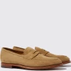 Oxford & Evergreen Scarosso Stefano Scamosciato Suede Loafers, Beige (2 Colors Available) Shoes
