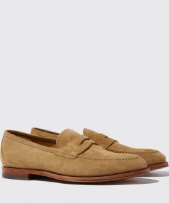 Oxford & Evergreen Scarosso Stefano Scamosciato Suede Loafers, Beige (2 Colors Available) Shoes