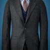 Oxford & Evergreen Clothing Spier & Mackay Neapolitan Cut Suit, Charcoal Flannel