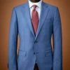 Oxford & Evergreen Clothing Spier & Mackay Medium Blue Sharkskin Suit