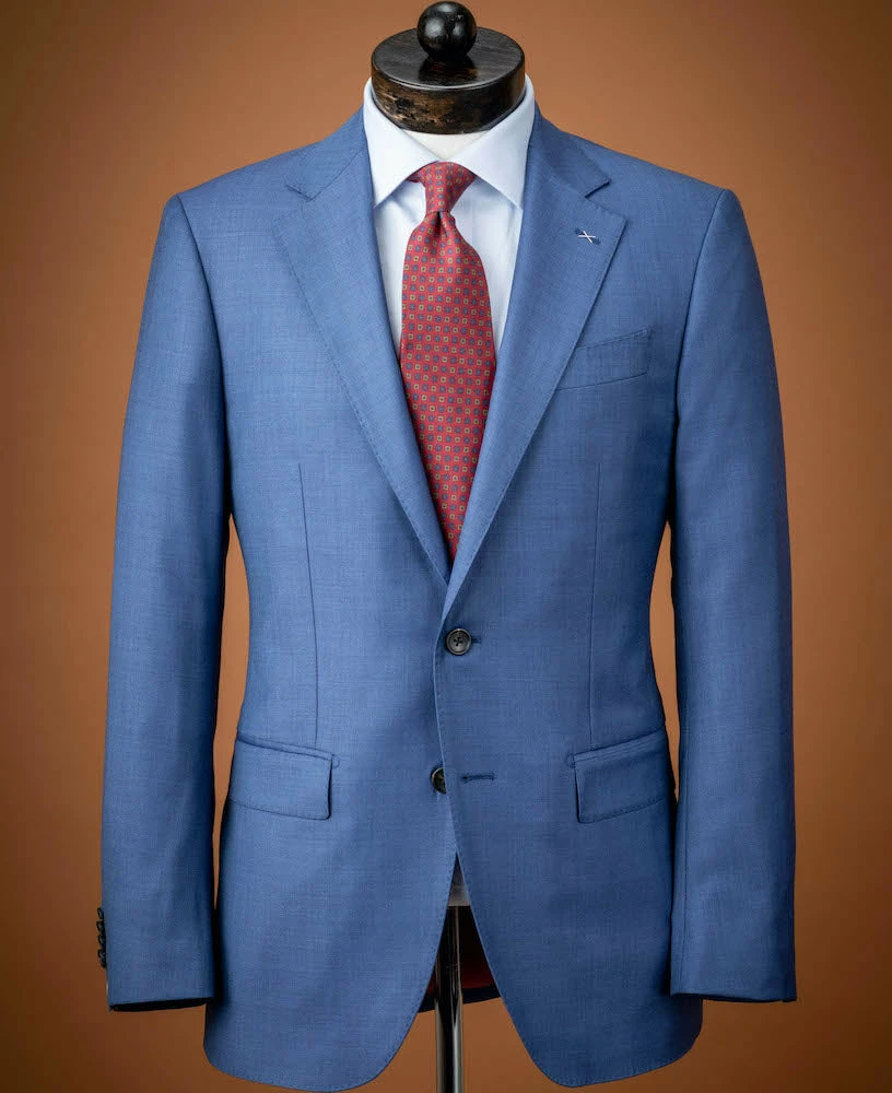 Best deal β¨ Oxford & Evergreen Clothing Spier & Mackay Medium Blue Sharkskin Suit π 3 Oxford & Evergreen Clothing Spier & Mackay Medium Blue Sharkskin Suit