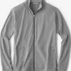 Oxford & Evergreen Clothing Tasc Performance Carrollton Organic Cotton & Bamboo Viscose Travel Jacket, Heather Gray (Also In Black)