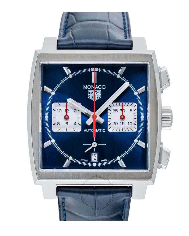 Top 10 ❤️ Oxford & Evergreen Chronographs Tag Heuer Monaco Automatic Chronograph, Blue Dial (Also In Black) (39mm) 👏 3 Oxford & Evergreen Chronographs Tag Heuer Monaco Automatic Chronograph, Blue Dial (Also In Black) (39mm)