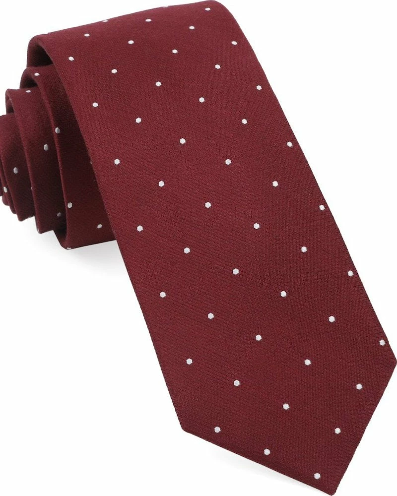 Wholesale β Oxford & Evergreen Accessories The Tie Bar Dotted Report Tie, Red π 3 Oxford & Evergreen Accessories The Tie Bar Dotted Report Tie, Red