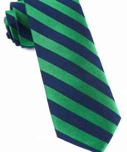 Oxford & Evergreen Accessories The Tie Bar Lumber Stripe Tie, Kelly Green