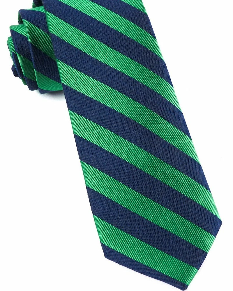 Budget ๐คฉ Oxford & Evergreen Accessories The Tie Bar Lumber Stripe Tie, Kelly Green ๐งจ 3 Oxford & Evergreen Accessories The Tie Bar Lumber Stripe Tie, Kelly Green