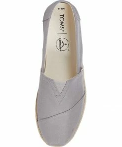Oxford & Evergreen Shoes TOMS Alpargata Organic Cotton & Rope Espadrilles, Drizzle Grey Woven