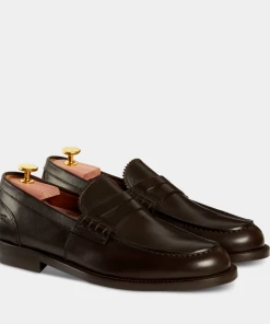 Oxford & Evergreen Velasca Maester Dress Loafers, Dark Brown