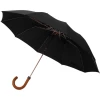 Oxford & Evergreen London Undercover 100% Recycled Polyester Telescopic Umbrella, Black