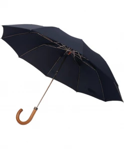 Oxford & Evergreen London Undercover 100% Recycled Polyester Telescopic Umbrella, Navy